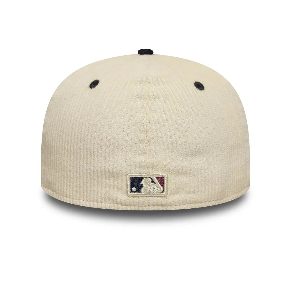 New Era - 59Fifty Fitted Cord LA Dodgers Low Profile Cap - Navy/Cream